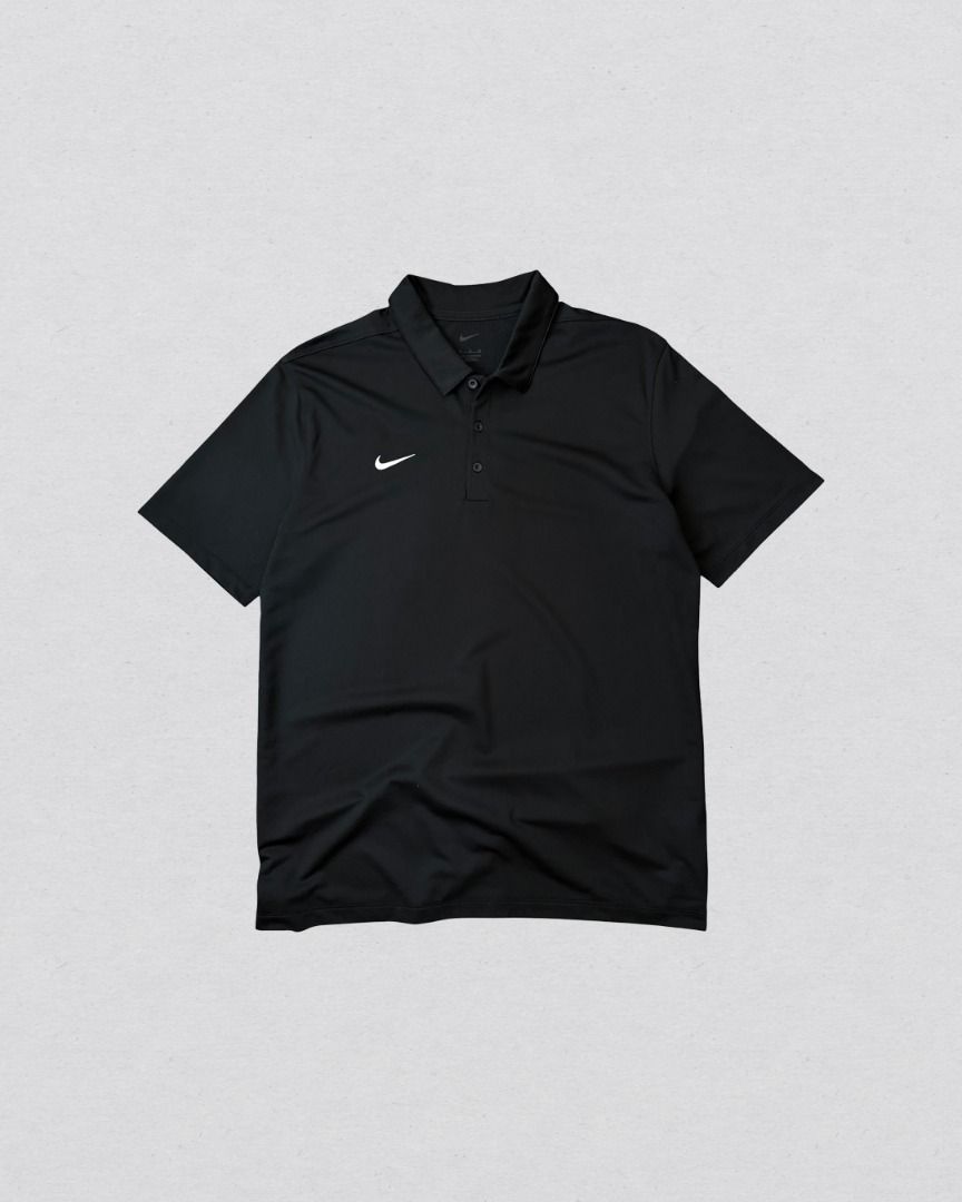 Nike Dri-fit poloshirt (Category: Tshirts & Polo Shirts ) located in Cabanatuan. Submitted by argarments.ph (Listing ID 1468517559, Image 1). Description: Tagged: XL on tag Width 24" | Length 32" Condition: Great condition Issue(s): -.
