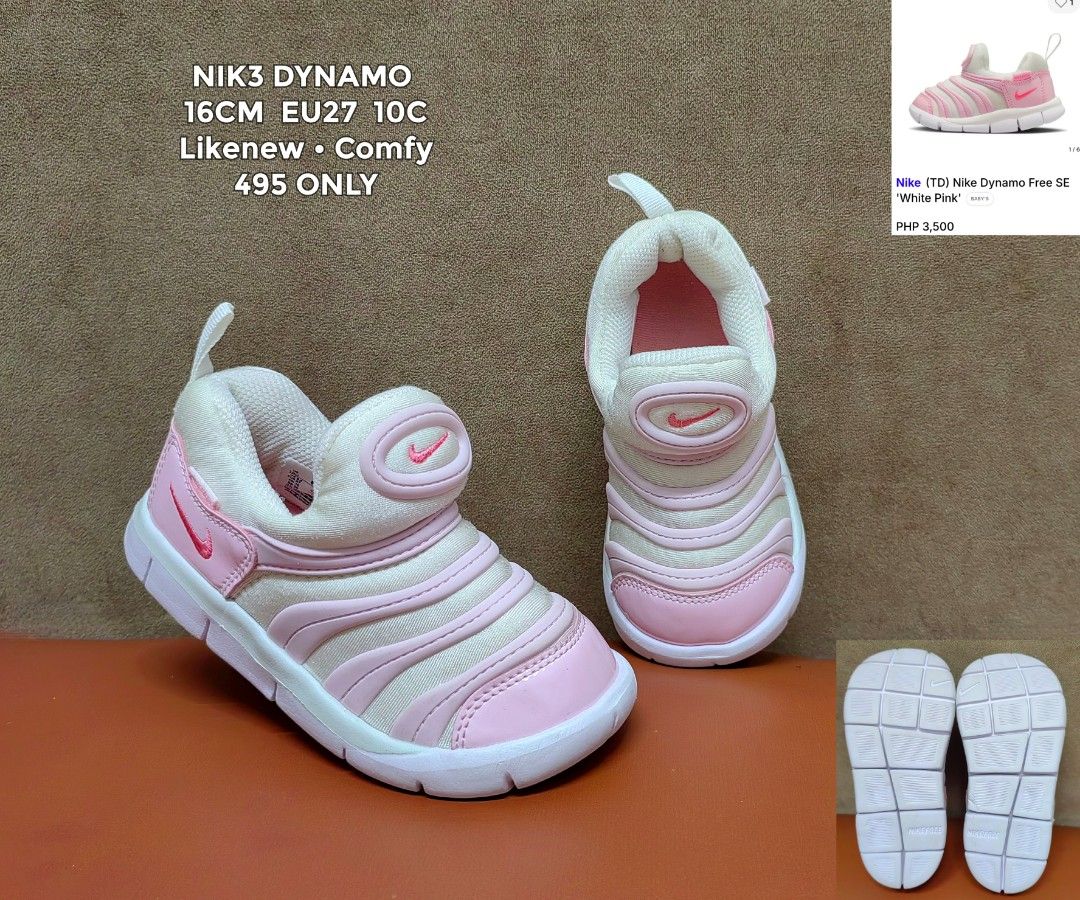NIKE DYNAMO KIDS (Category: Babies & Kids Fashion) located in Cebu City. Submitted by shopwithshee (Listing ID 1468501535, Image 1). Description: Hi🖐 Welcome to my shop! All items are guaranteed 💯 orig. All Br@nded preloved items with ff conditions; Likenew ( LN), Excellent Used condition ( EUC), Very good condition (VGUC) Kindly refer Details in the pic. Dont hesitate to dm for more pics and angle you want to see. I will be happy to respond to