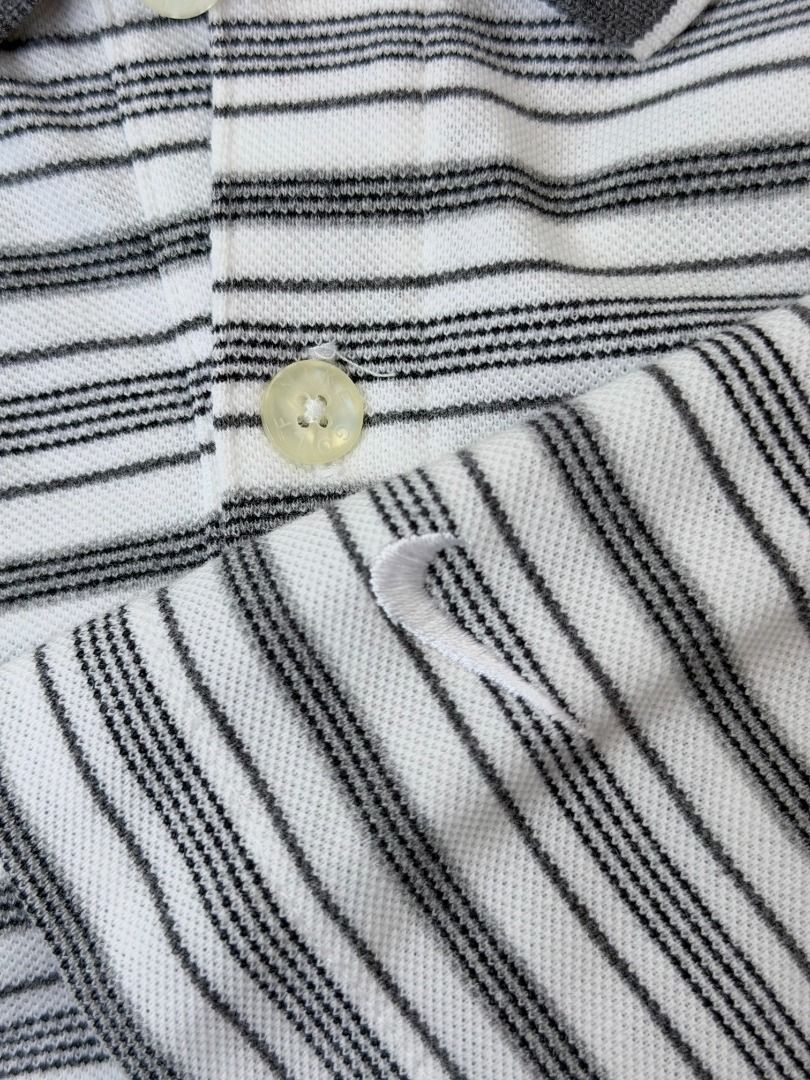Nike Golf Striped poloshirt (Category: Tshirts & Polo Shirts ) located in Cabanatuan. Submitted by argarments.ph (Listing ID 1468517356, Image 2). Description: Tagged: Medium on tag, fits large Width 21" | Length 29.5" Condition: Great condition Issue(s): -.