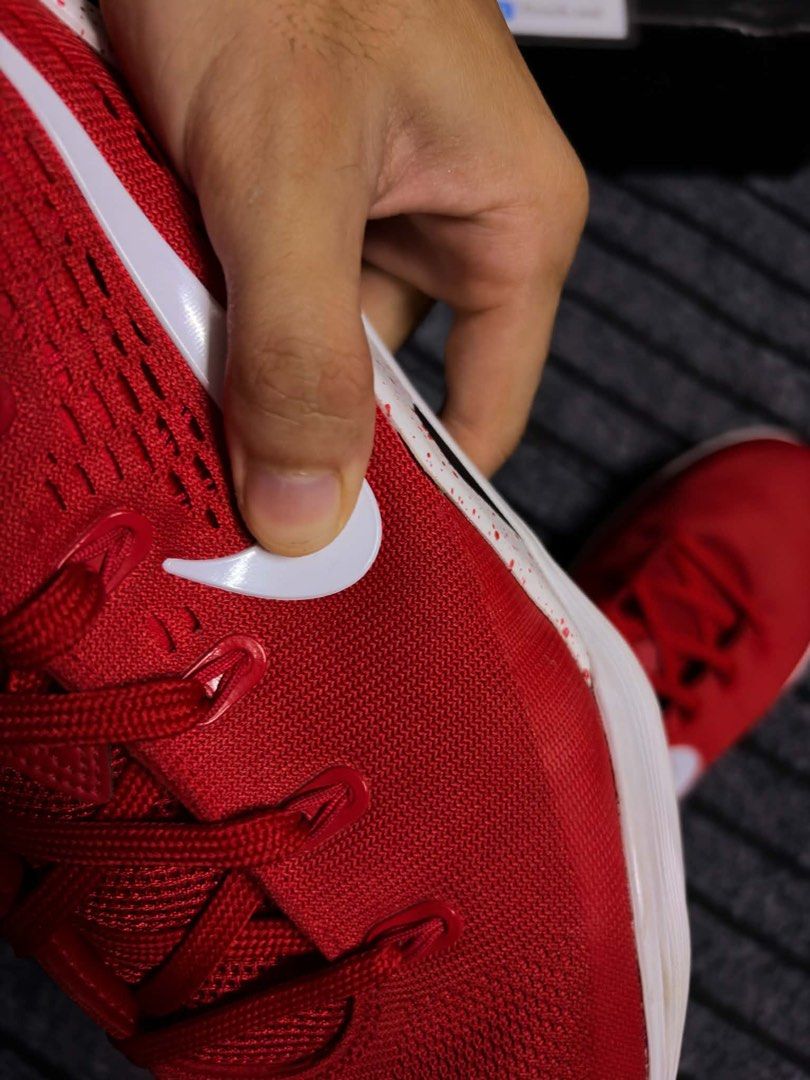 Nike Kobe IX Elite Low EM Protro University Red (Category: Sneakers) located in San Pedro. Submitted by mharemilvalencia (Listing ID 1468630258, Image 2). Description: - Brand: Nike -with super minimal sep - Model: Kobe IX Elite Low EM Protro - Colorway: University Red and White - Size: Men's US 11 / Women's US 12.5 / EUR 45 - Condition: Clean soles, minimal signs of handling - Packaging: Original black box included - Ideal for: Basketball perfor