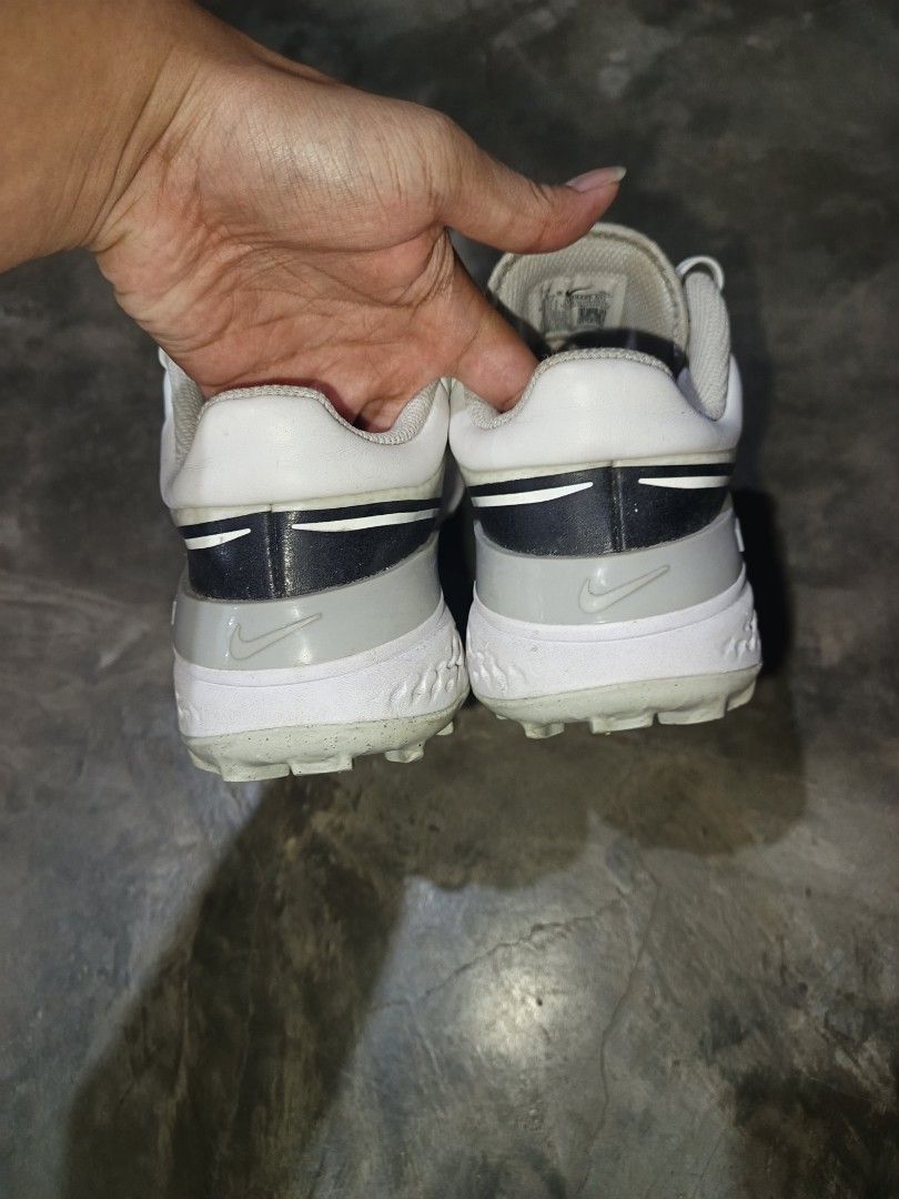 Nike React Infinity Pro 2 Golf Shoes White Black (Category: Sneakers) located in Davao. Submitted by judethrifter (Listing ID 1468670368, Image 3). Description: - Brand/Model: Nike React Infinity Pro 2 Golf Shoes - Color: White and Black - Closure: Lace-up - Cushioning: Nike React technology for all-day comfort - Traction: High-grip tread on soles for stability on the course - Condition: Good performance, with some visible yellow stains on the up
