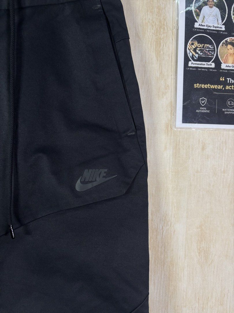 NIKE SPORTSWEAR TECH PACK PANTS (Category: Trousers) located in Cabuyao City. Submitted by pormanation-thrift-store (Listing ID 1468600748, Image 2). Description: NIKE SPORTSWEAR TECH PACK PANTS Condition: LIKE NEW Color rate: 10/10 (PWEDE SA MASELAN) Size: 30 Dimes: 30”Wx37”L Issue: NONE‼️ Price: 1800.