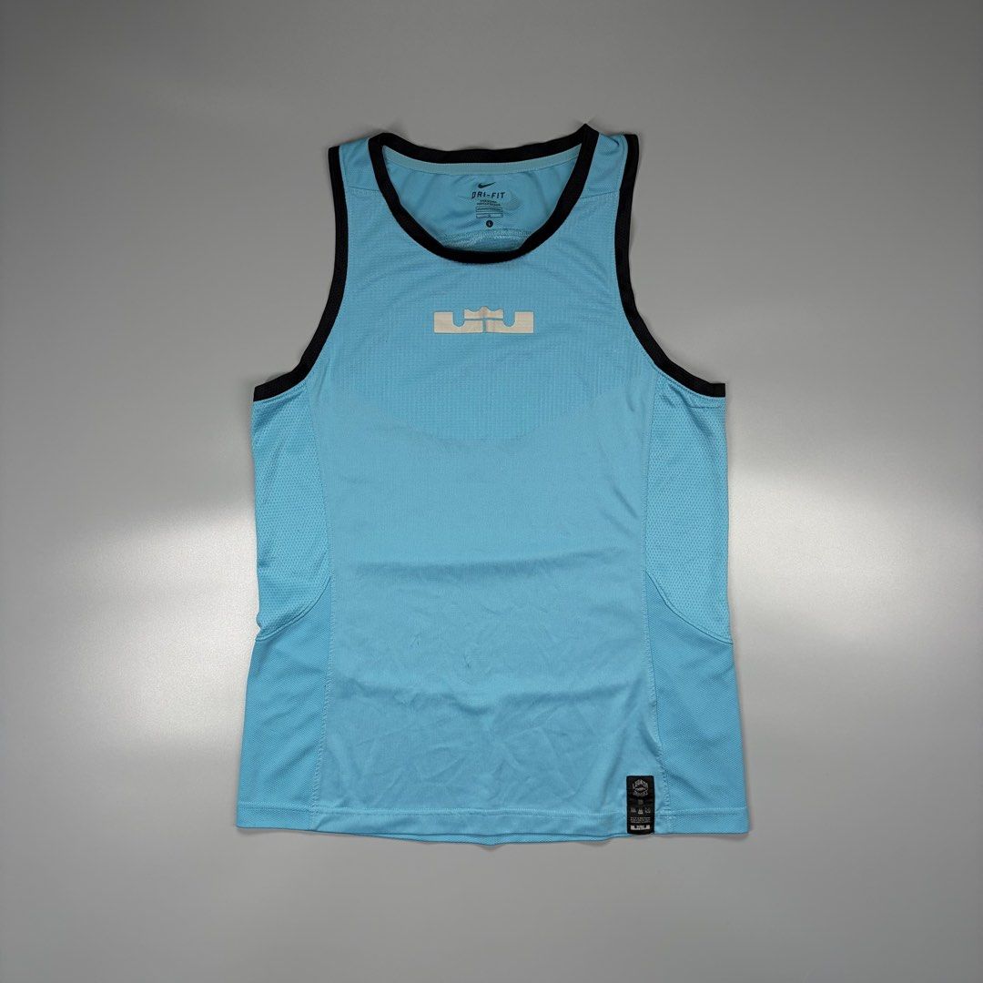 Nike x Lebron Dri-fit (Category: Activewear) located in Cavite. Submitted by onebeancent (Listing ID 1468598573, Image 1). Description: Size: Small to Medium Dimension: 19" Width | 26" Length Color: Light Blue Color Rate: 10/10 Issue: None Condition: Like New‼️ Price: 650php Additional Shipping Fee (J&T Small Pouch) 75php Luzon 100php visayas 120php mindanao.