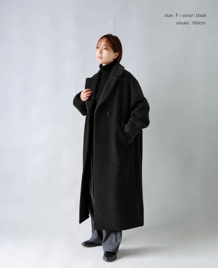 Niko And Merino Blend Coat (Category: Coats, Jackets and Outerwear) located in Pasig City. Submitted by shopsmart.mnl (Listing ID 1468684256, Image 1). Description: Looks new Worn once bought in JP Size 4 which is Large Length 41” Width 23” laid flas (46”).