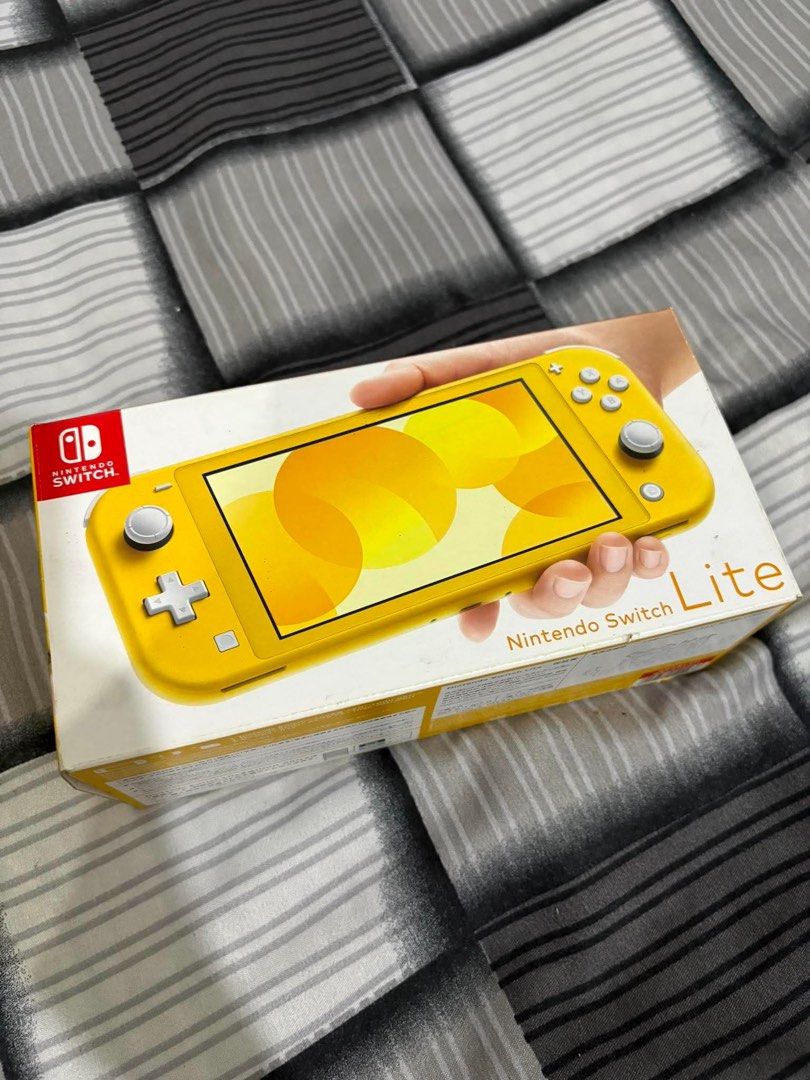 Nintendo Switch Lite Yellow (Category: Nintendo) located in Marikina City. Submitted by iammissesjane (Listing ID 1468655174, Image 1). Description: Yellow Nintendo Switch Lite With original box and charger Free game: Super Mario Maker 2 Fully functional and tested Honest issue: slight white line in the lcd but does not affect the performance RFS: Not using anymore and need funds.
