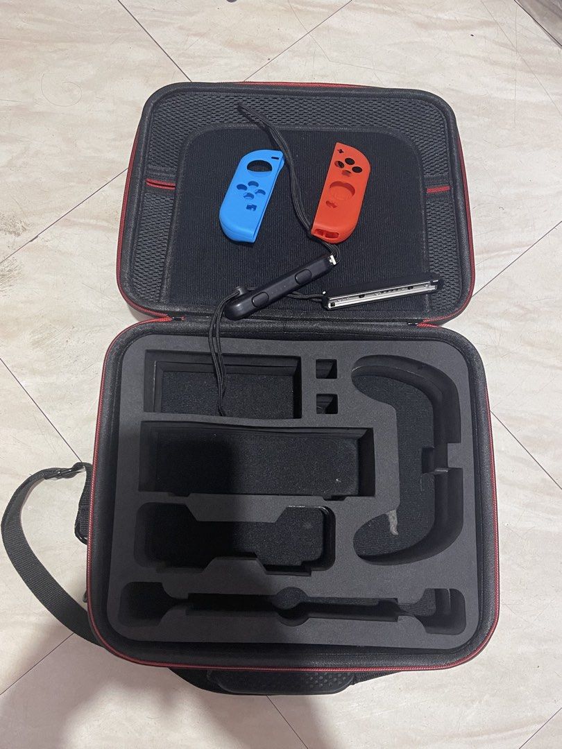 Nintendo Switch OLED Model with Box and Accessories (Category: Nintendo) located in Quezon City. Submitted by gabianfr (Listing ID 1468614162, Image 3). Description: Price: 10,000 Inclusions: ✅ 128GB SD Card ✅ Nintendo switch tablet ✅ Original Joycons (Left and Right) ✅ Original Nintendo Dock ✅ Original Nintendo charger / Ac adapter ✅ Original Joycon Grip ✅ Original High speed HDMI Cable ✅ Original Joycon Wrist straps ✅ Original box FREEBIES: ✅ f