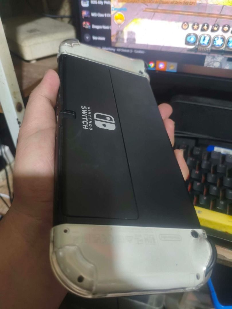 nintendo switch oled white 256gb JB (Category: Nintendo) located in Manila. Submitted by seiyatakehara (Listing ID 1468708515, Image 3). Description: for sale nintendo switch oled JB 23.0.1 256gb with games dual boot complete inclusions tempered glass installed crystal case no issue condition: makinis for only 13999 pesos pm me for inquiries sta ana manila.