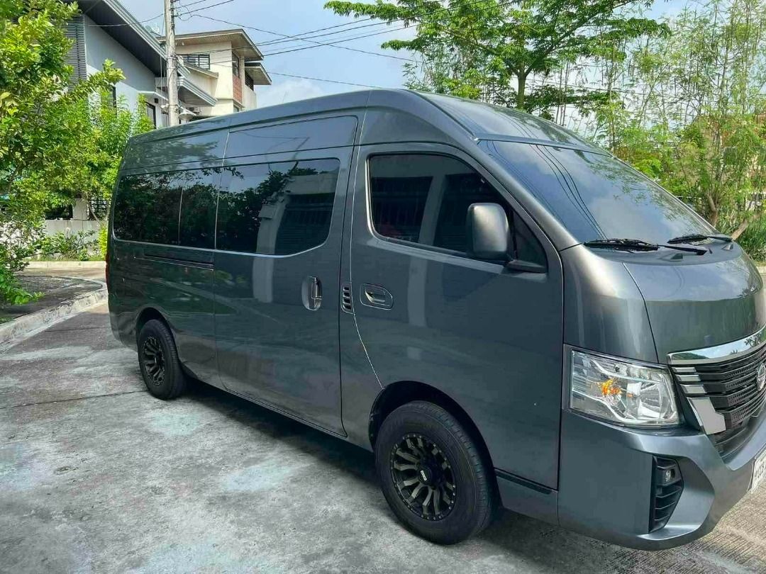 Nissan NV350 Auto (Category: Used Cars) located in Caloocan City. Submitted by kitkat14 (Listing ID 1468561951, Image 1). Description: Looking for a low-mileage, well-maintained, and ready-to-use 15-seater van? This might be the one for you! 2023 Nissan NV350 Urvan 2.5 Premium AT Diesel 3 Years Old Automatic Transmission 2.5L Diesel Engine Mileage: Only 10,000–11,000 KM 15-Seater Registered + TPL Insurance Front & Rear Dash Camera Upgraded Premiu
