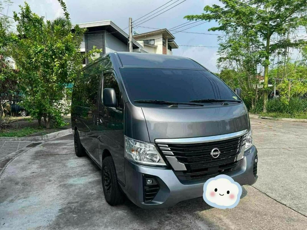 Nissan NV350 Auto (Category: Used Cars) located in Caloocan City. Submitted by kitkat14 (Listing ID 1468561951, Image 2). Description: Looking for a low-mileage, well-maintained, and ready-to-use 15-seater van? This might be the one for you! 2023 Nissan NV350 Urvan 2.5 Premium AT Diesel 3 Years Old Automatic Transmission 2.5L Diesel Engine Mileage: Only 10,000–11,000 KM 15-Seater Registered + TPL Insurance Front & Rear Dash Camera Upgraded Premiu