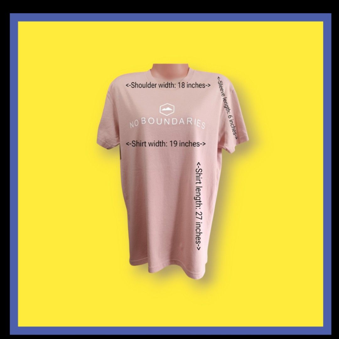 No Boundaries Pink Graphic Shirt (Category: Shirts) located in Bacoor. Submitted by nineties_kid (Listing ID 1468556125, Image 1). Description: <==• No Boundaries Pink Graphic Shirt *Canadian brand. Sister company of AEROPOSTALE* Color: Pink Size:Small Shoulder width: 18 inches Sleeve length: 6 inches Shirt width: 19 inches Shirt length: 27 inches ___________________________ ▶LBC Cash on Pick-up (C.O.P) Offer nation-wide delivery, as long as ther