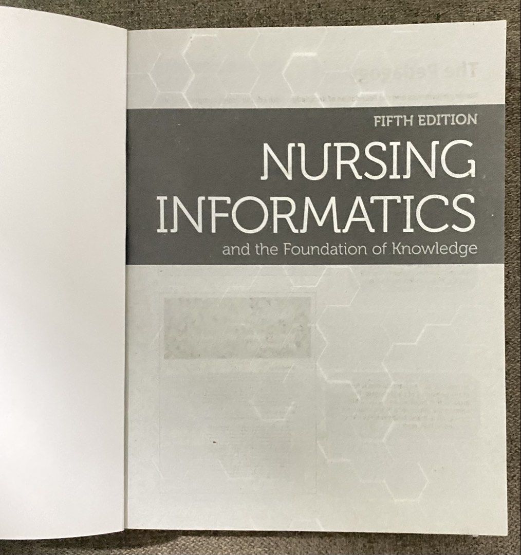 Nursing Informatics and the Foundation of Knowledge 5th Edition (Category: Textbooks) located in Rizal. Submitted by akyrei (Listing ID 1468607828, Image 2). Description: Used only once ! No dents and missing pages With minimal highlights (DM for photos) Bought in C&E Bookstore Original Price: ₱1,156.50 Selling Price: ₱900, Last Price: ₱800 No receipt Feel free to DM for inquiries and photos.
