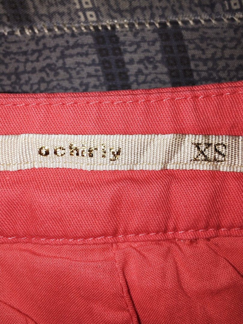 Ochirly Red & White Checkered Swing Short/ Skort (Category: Shorts) located in Manila. Submitted by carmella18 (Listing ID 1468514612, Image 2). Description: Super cute and playful red and white diamond-grid checkered skort/shorts. Features a flattering flared, wide-leg swing cut that gives the illusion of a mini skirt but with the comfort and security of shorts. Has a solid red structured waistband with a clean front button closure and side pock