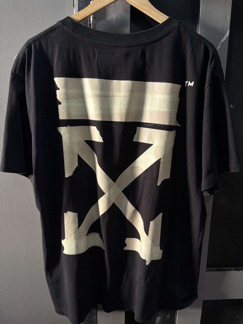 Off-White Tape Arrows T-Shirt (Category: Tshirts & Polo Shirts ) located in Tarlac. Submitted by profit_items272727 (Listing ID 1468554795, Image 2). Description: Original Best fit for Med-Large mens.