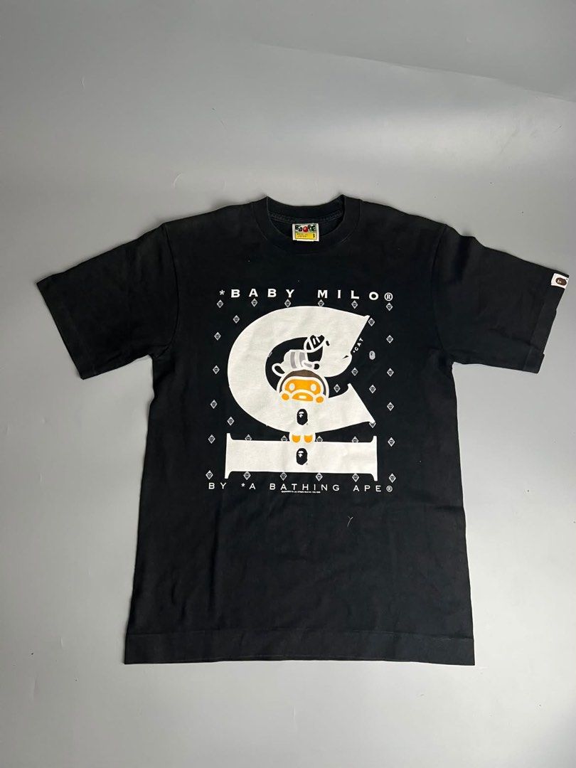OG Bape - Baby Milo - Tee (Category: Tshirts & Polo Shirts ) located in San Pablo. Submitted by hiddenrygn (Listing ID 1468535272, Image 2). Description: OG Bape - Baby Milo - Tee Size : S (18” 26”) No major flaws Excellent condition Authentic DM!.