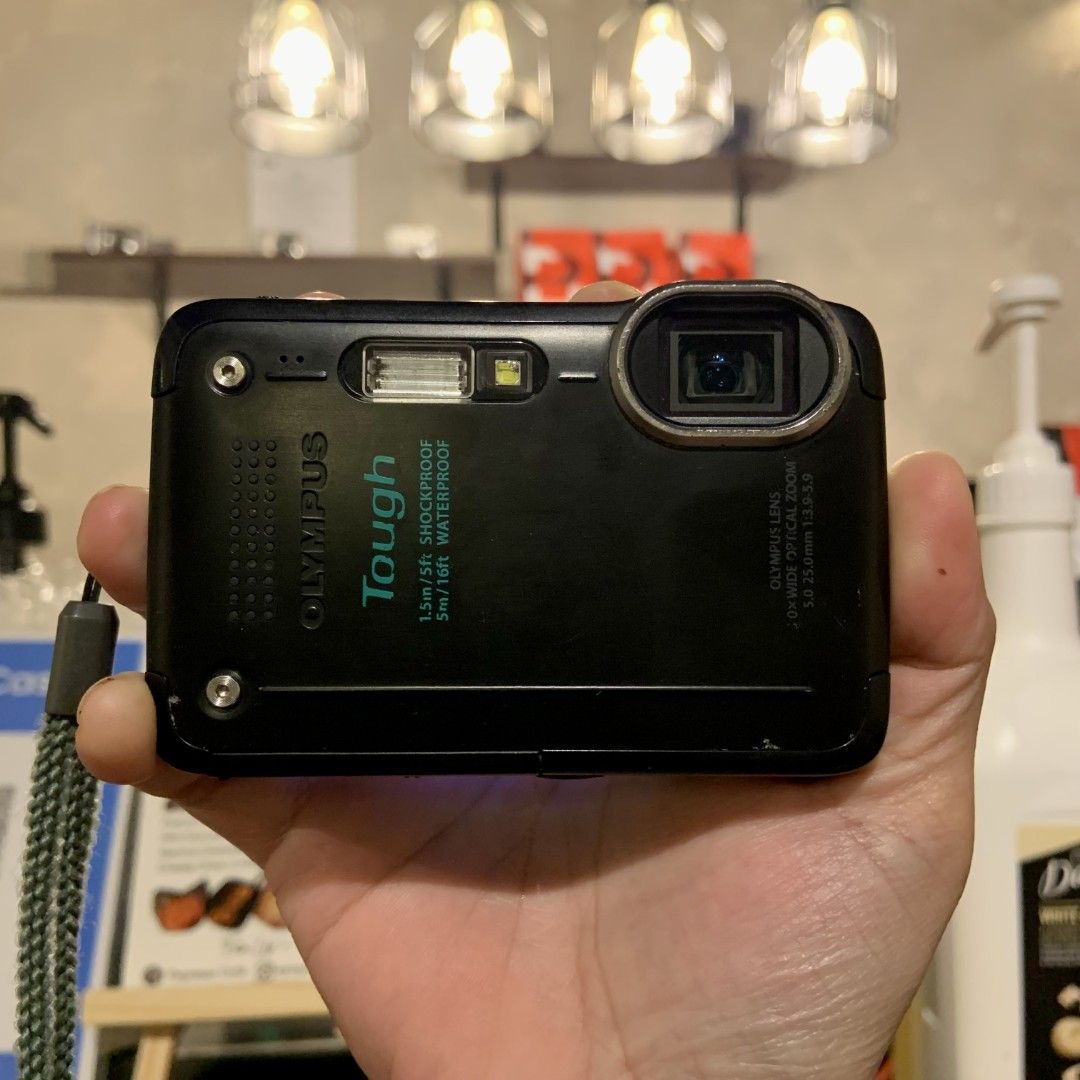 OLYMPUS TOUGH TG-630 🖤 (Category: Cameras) located in Quezon City. Submitted by digicaem.rm (Listing ID 1468681077, Image 1). Description: 𐙚˚OLYMPUS STYLUS TG-630 ‧🖤₊˚ ˙✧˖📷˚༘ ₱4,699 {FIXED} Quick Specs ₊˚⊹♡ ❀˚ 12 MP, BSI CMOS sensor ❀˚ 5x optical zoom ❀˚ 3.0” LCD Screen ❀˚ Program, iAuto, Scene Modes, Magic Filters ❀˚ Waterproof, Shockproof, Freezeproof, Dustproof ❀˚ 1080p Full HD Video Recording ⭑ NO ISSUE .ᐟ ⭑ NO FUNCTIONAL ISSUES .ᐟ .𖥔 ݁ 