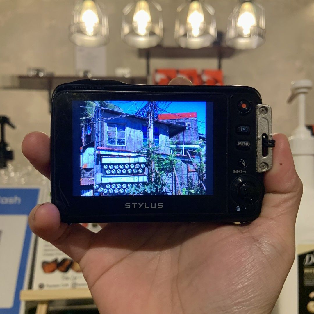 OLYMPUS TOUGH TG-630 🖤 (Category: Cameras) located in Quezon City. Submitted by digicaem.rm (Listing ID 1468681077, Image 2). Description: 𐙚˚OLYMPUS STYLUS TG-630 ‧🖤₊˚ ˙✧˖📷˚༘ ₱4,699 {FIXED} Quick Specs ₊˚⊹♡ ❀˚ 12 MP, BSI CMOS sensor ❀˚ 5x optical zoom ❀˚ 3.0” LCD Screen ❀˚ Program, iAuto, Scene Modes, Magic Filters ❀˚ Waterproof, Shockproof, Freezeproof, Dustproof ❀˚ 1080p Full HD Video Recording ⭑ NO ISSUE .ᐟ ⭑ NO FUNCTIONAL ISSUES .ᐟ .𖥔 ݁ 