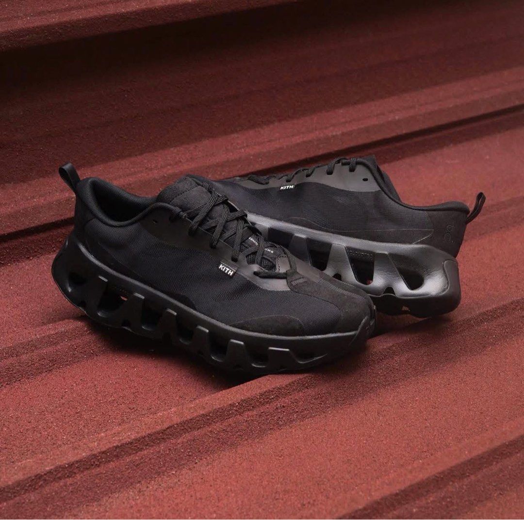 On Cloudswift K-Tech 1 ‘Black’ (Category: Sneakers) located in Manila. Submitted by collectorfinds (Listing ID 1468592667, Image 2). Description: “STEALTH IN FORM. POWER IN MOTION.”🖤 On Cloudswift K-Tech 1 ‘Black’ Women’s US Size 6.5 ❌ Before ₱ 28,895 ✅ NOW ₱ 11,895 ONLY 📩 PM us to purchase 📍2nd Floor, 317 Fernando Poe Jr Ave . Quezon City. Right above Yamaha near LRT 1 - Roosevelt Station. 📈 Prices subject to change without notice.