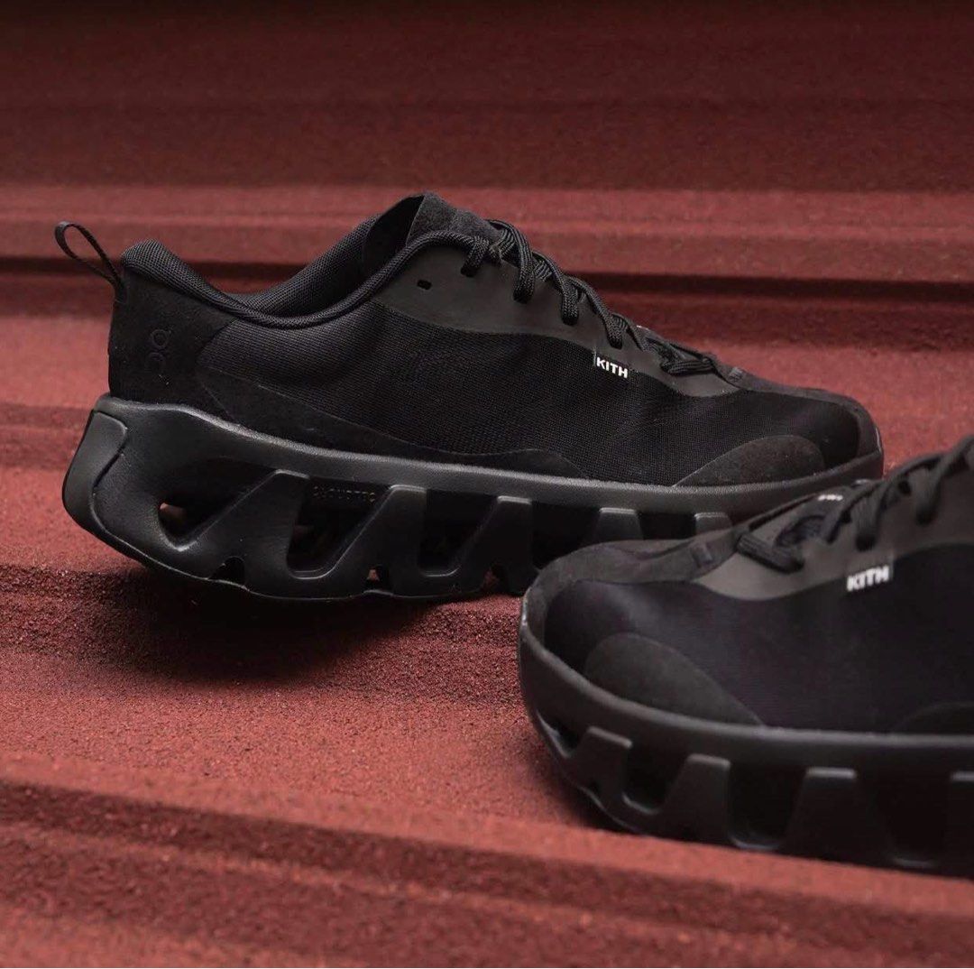 On Cloudswift K-Tech 1 ‘Black’ (Category: Sneakers) located in Manila. Submitted by collectorfinds (Listing ID 1468592667, Image 3). Description: “STEALTH IN FORM. POWER IN MOTION.”🖤 On Cloudswift K-Tech 1 ‘Black’ Women’s US Size 6.5 ❌ Before ₱ 28,895 ✅ NOW ₱ 11,895 ONLY 📩 PM us to purchase 📍2nd Floor, 317 Fernando Poe Jr Ave . Quezon City. Right above Yamaha near LRT 1 - Roosevelt Station. 📈 Prices subject to change without notice.