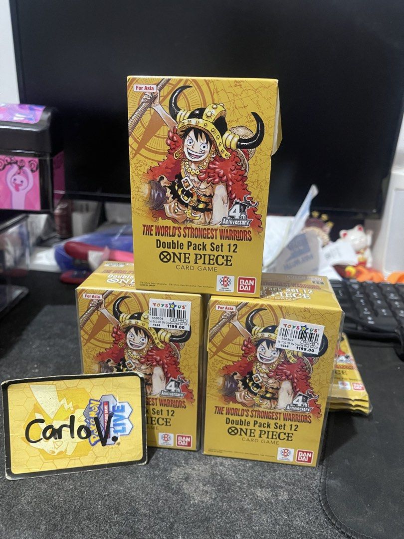 One piece op17 double pack (Category: Card Packs) located in Pasay City. Submitted by blessthehustle (Listing ID 1468630405, Image 1). Description: Sealed 2k each Unsealed 1800 (tk rules) Pasay location Lalamove/Lbc for shipping.