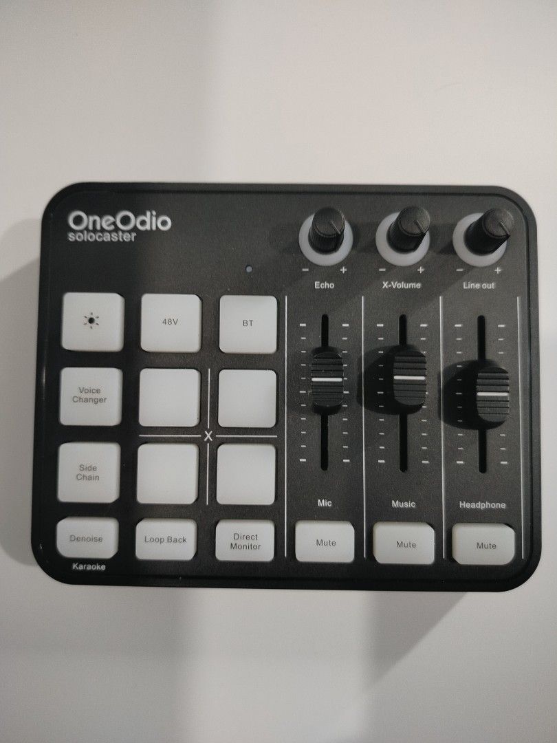 OneDio Solocaster SoundCard / Audio Interface (Category: Other Audio Equipment) located in Binangonan. Submitted by silvercloud.b65211 (Listing ID 1468585596, Image 1). Description: .