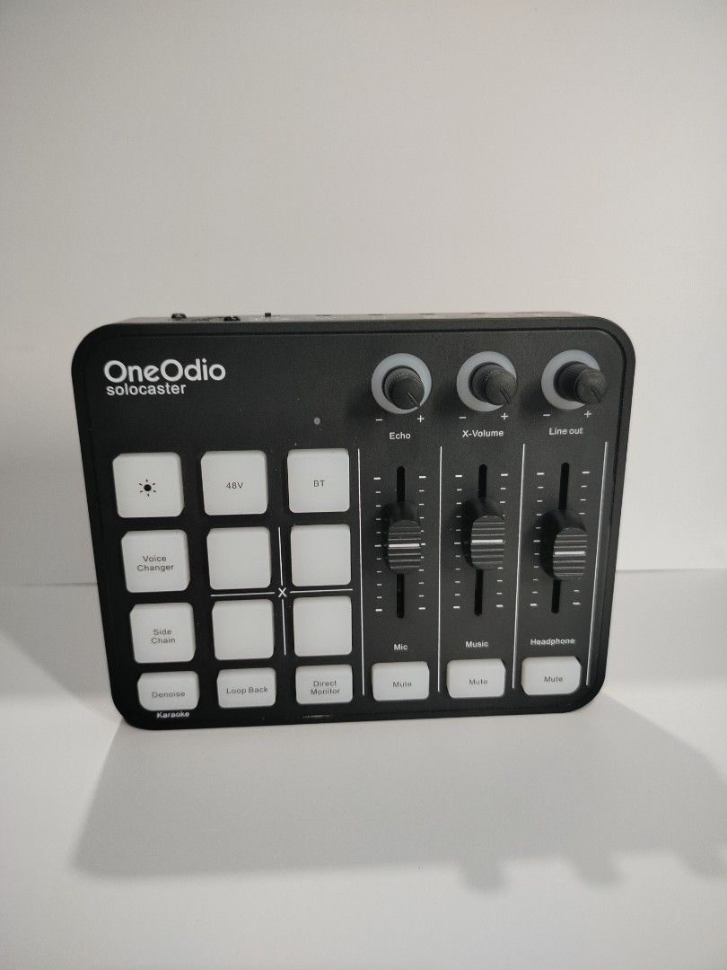 OneDio Solocaster SoundCard / Audio Interface (Category: Other Audio Equipment) located in Binangonan. Submitted by silvercloud.b65211 (Listing ID 1468585596, Image 3). Description: .