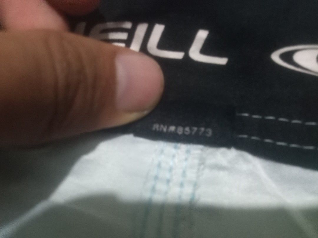 O'Neill Light Blue Board Shorts Size 40 (Category: Swim Trunks & Board Shorts) located in Manila. Submitted by xthirft_finderx (Listing ID 1468707159, Image 2). Description: - Brand: O'Neill - Color: Light Blue - Size: 40 - Waist: Drawstring closure for an adjustable fit - Pockets: Convenient side cargo pocket with flap closure - Details: Large O'Neill text branding printed on the leg - Ideal for: Beach trips, pool days, and casual swimwear - Ori