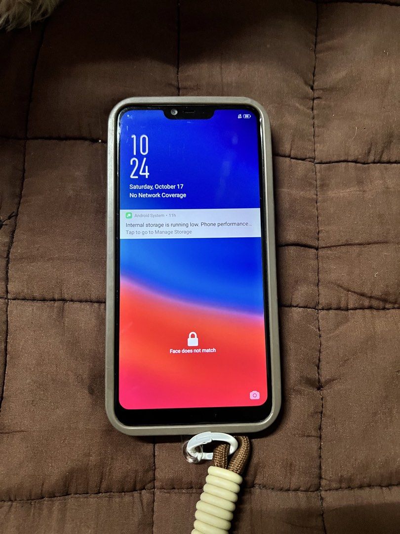 Oppo A3s (Category: OPPO) located in Manila. Submitted by roaraine (Listing ID 1468514239, Image 2). Description: NAME YOUR PRICE 1K start - Brand/Model: Oppo A3s - Storage: 3GB RAM / 32GB ROM - OS: Android 8.1.0 / ColorOS 5.2.1 - Inclusions: Protective case with strap and removable carbon fiber back sticker(making back screen flawless) - Condition: Pre-owned, working well, with issue (pm for exact details) - Meetup Locations: SM Bicutan Jeepney 