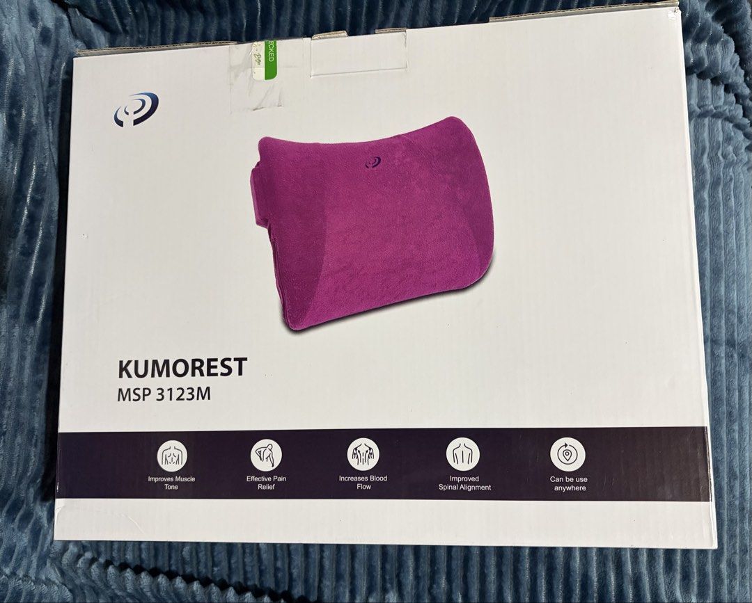 Optimum Kumo Rest (Category: Massage Devices) located in Binan City. Submitted by lhylfindz (Listing ID 1468650816, Image 2). Description: KumoRest Massage Pillow (MSP 3123M), It is brand new, just purchased last Oct 10,2026 at. Central Mall Biñan. Original price 5,999 I’m selling now for 4,000.