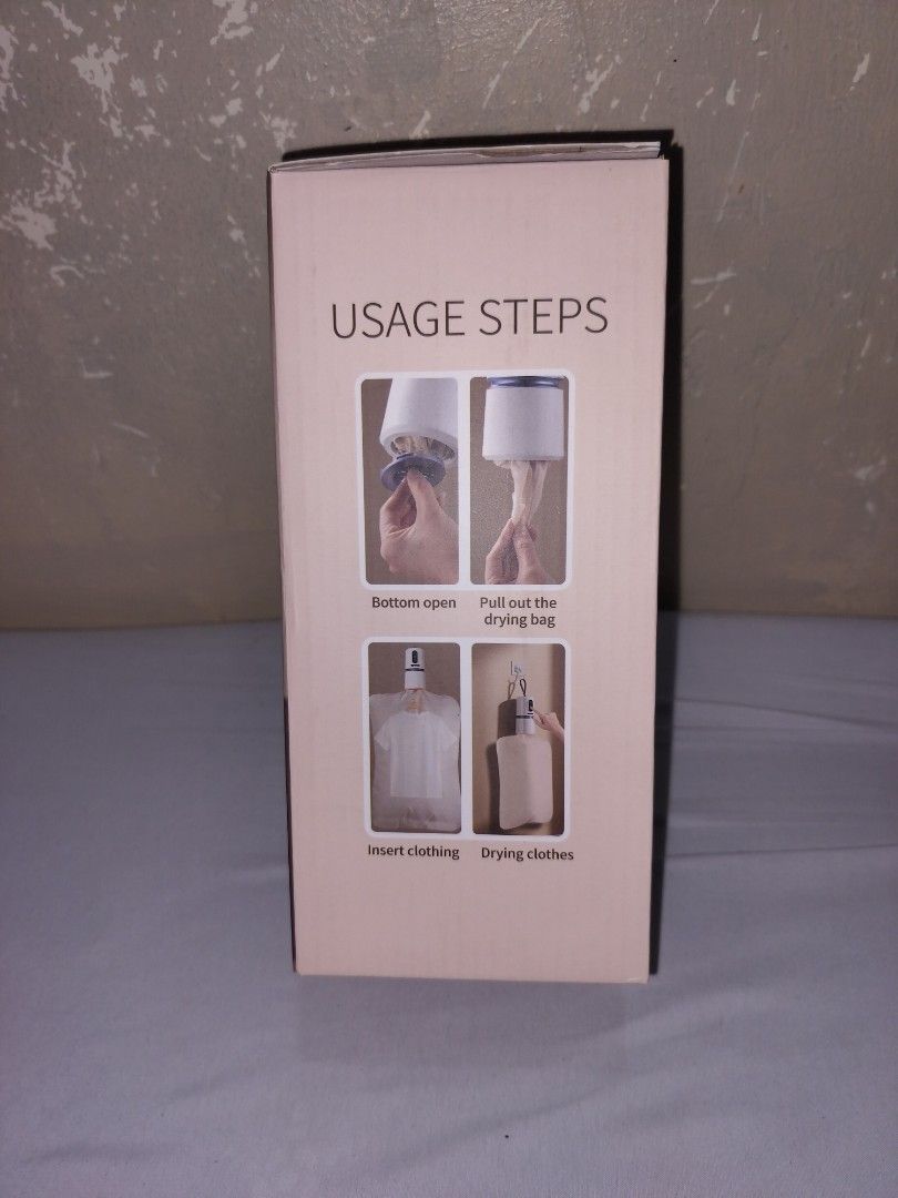 Optimus Integrated Portable Dryer (Category: Washing Machines and Dryers) located in Pasay City. Submitted by onlineshop.ni.ron (Listing ID 1468504356, Image 3). Description: - Brand/Model: Compact Optimus Portable Clothes Dryer - Ideal for small spaces, dorms, apartments, and travel - No complex installation required - Built-in 240-minute timer with automatic shut-off - Lightweight body with a hot air drying function - Easy to use: pull out the 