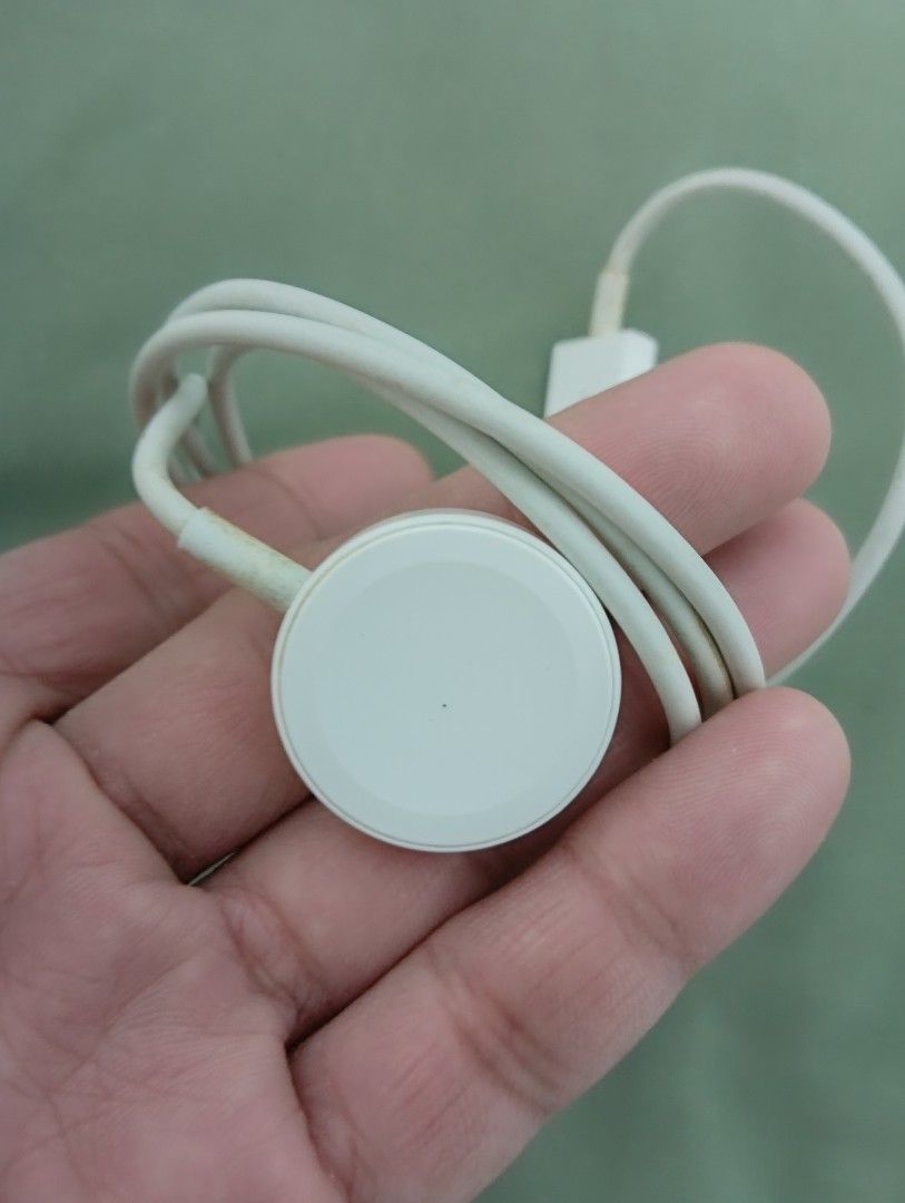 Original Apple Watch Charger (Category: Chargers & Cables) located in Manila. Submitted by graveyardthrift (Listing ID 1468691437, Image 3). Description: Original Apple Watch Charger Bought from Powermac last year but was only used several times (lost receipt) but still in a very good condition. RFS: apple watch got stolen so this is no longer of use to me. Available for meet up around Las Pinas area. .