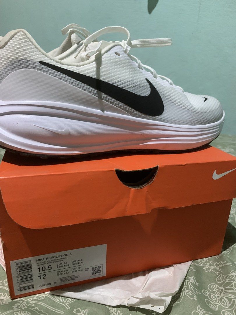 Original Nike Revolution 8 (Category: Sneakers) located in Camalig. Submitted by ryrilim (Listing ID 1468607960, Image 1). Description: Bought from Gateway Mall Cubao Used twice Ships via J&T Shipping will be shouldered by the buyer.