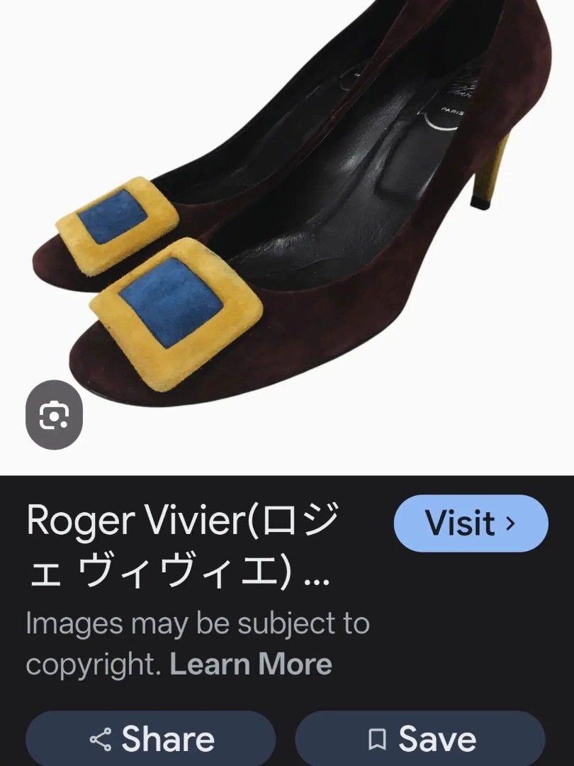 Original Roger Vivier (Category: Shoulder Bags) located in Cabuyao City. Submitted by secondhand.shop.ph (Listing ID 1468544836, Image 2). Description: SALE‼️DIRECT MESSAGE ME‼️FIRST TO PAY ₱2,880 Original Roger Vivier Like new condition Size 38 Burgundy Suede leather.