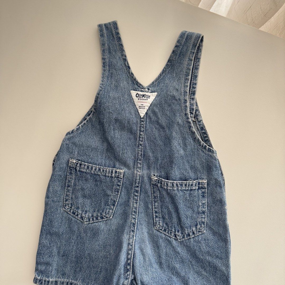 Oshkosh Overall Shorts (Category: Babies & Kids Fashion) located in Pasay City. Submitted by littlebebekidsstuff (Listing ID 1468521645, Image 3). Description: Size: 3-6m on tag, but runs big, I think can fit 6-12m.