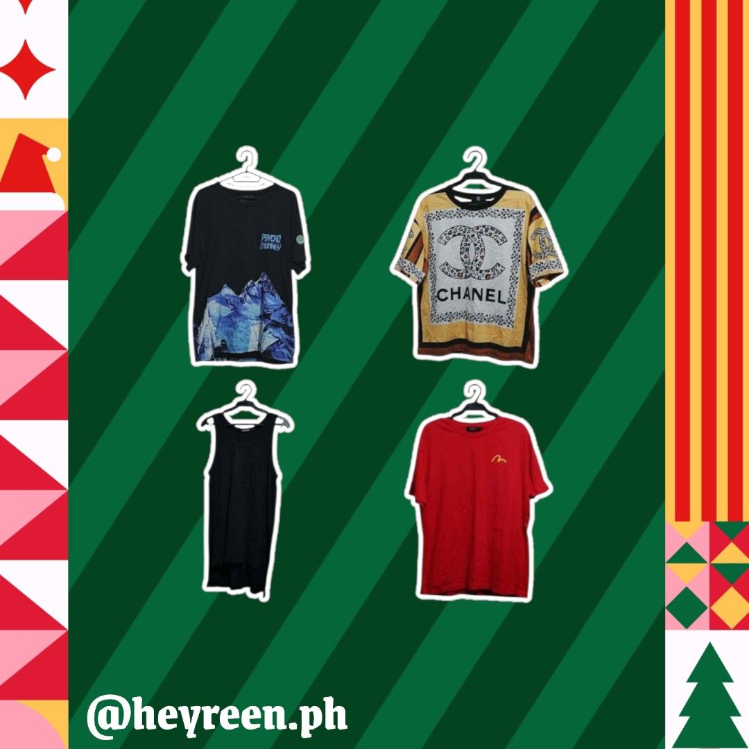 Oversized Graphic Tees Bundle 4pcs + Sando | Graphic Bundle (Category: Tshirts & Polo Shirts ) located in Makati City. Submitted by heyreen.ph (Listing ID 1468530911, Image 1). Description: TAYO PO, PINAKA-LOWEST AT THE MARKET! 💯 If natataasan po kayo sa PRESYO ko. Open po ang "MAKE OFFER" button ko. Kayo po mag-dedecide, ng PRESYO niyo. MABILISAN lang po ako magbenta. (all items, are sale on rush! 💨) 🚛 FAST & FREE SHIPPING on most items! ‡ DI