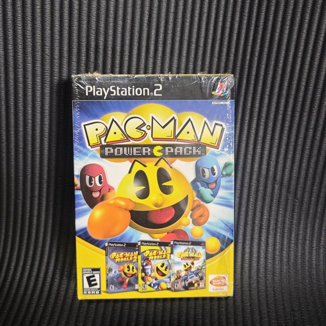 Pac man Power Pack PS2 Game US (Rare) Mint (Category: PlayStation) located in Quezon City. Submitted by shopme_gadget30 (Listing ID 1468542925, Image 1). Description: kindly read the details first for sale fixed price mint condition tested and working with Case and disc game with manual compatible to ps2 US Region 3 Game power pack pacman Game all have manual and Mint Condition qc area meet up: sm north shipping fee must shoulder by the buyer via