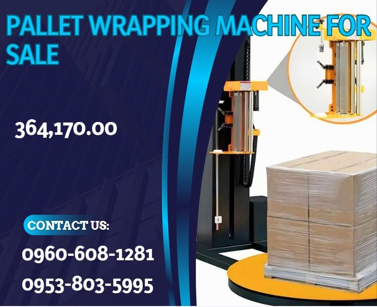 pallet wrapping machine for sale (Category: Everything Else Others) located in Caloocan City. Submitted by acergollem65014 (Listing ID 1468583503, Image 1). Description: ★Net weight:145kg ★max lifting weight cap : 2000kg or 2.0 ton ★wrapping height : 500-2000/2400mm ★wrapping length (L*M):(500-1100)mm*(500-1200)mm ★packing efficiency : 20-40 loads per hour ★turntable size : 1650mm ★power/voltage :1.5kw /220v ★machine self weight : 700kg ★body dim