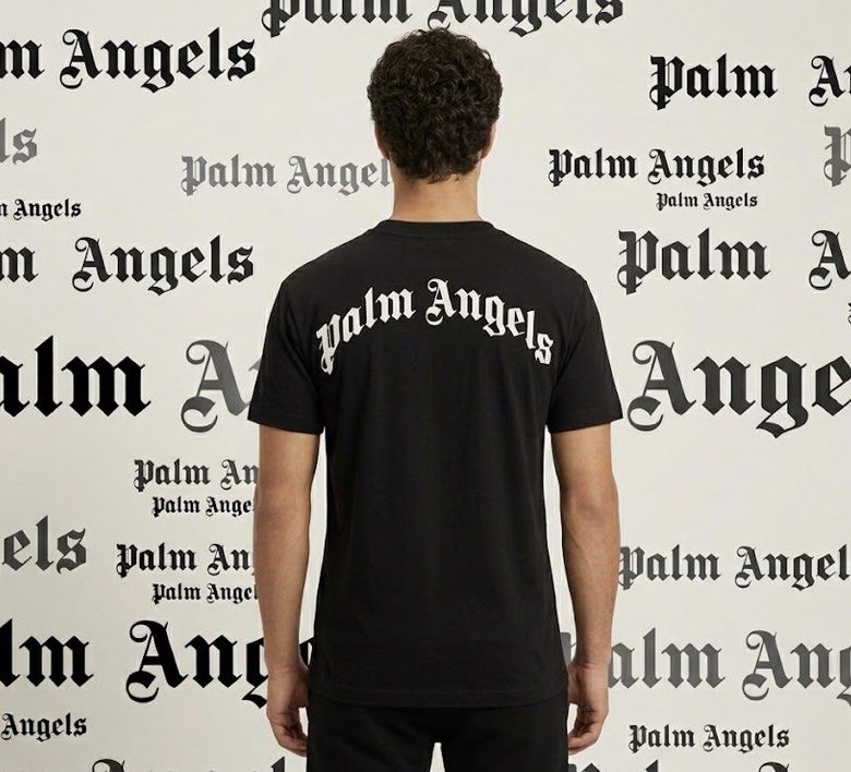 Palm Angels Bear T-Shirt Black (Category: Tshirts & Polo Shirts ) located in Manila. Submitted by christian048 (Listing ID 1468642360, Image 2). Description: - Brand: Palm Angels - Color: Classic Black - Design: Signature headless bear graphic on the front with bold gothic text logo across the upper back - Fit: Short sleeves, classic crew neck - Material: Premium soft cotton - Style: Iconic streetwear piece - Condition: Excellent / Ready to wear 