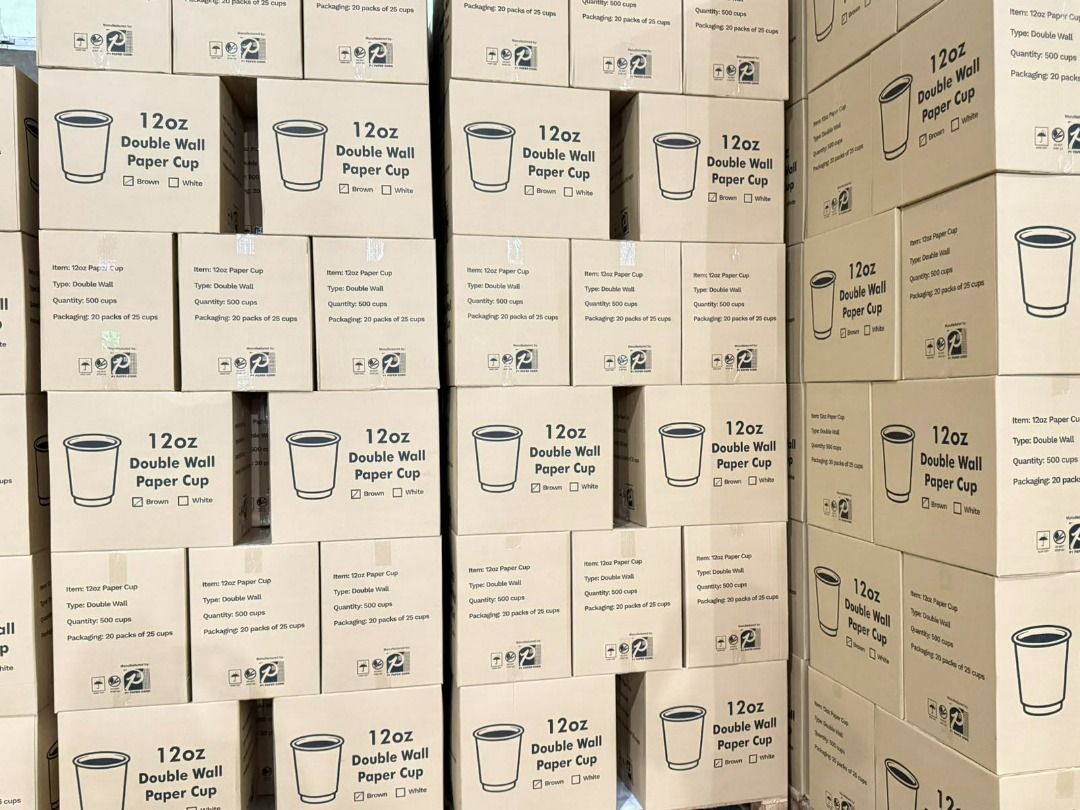 PAPER CUPS (Category: Other Food & Drinks) located in Valenzuela. Submitted by p1paper (Listing ID 1468513730, Image 3). Description: DIRECT SUPPLIER PAPER CUPS single wall cups double wall cups (kraft brown) white wall cups (white) 8oz 12oz 16oz .