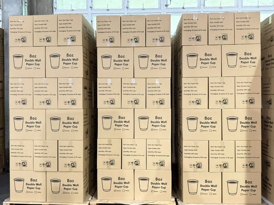 PAPER CUPS (Category: Other Food & Drinks) located in Valenzuela. Submitted by p1paper (Listing ID 1468513730, Image 2). Description: DIRECT SUPPLIER PAPER CUPS single wall cups double wall cups (kraft brown) white wall cups (white) 8oz 12oz 16oz .