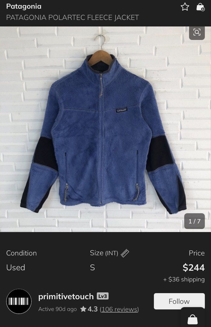 PATAGONIA POLARTEC FLEECE JACKET (Category: Coats, Jackets and Outerwear) located in Tukuran. Submitted by retrothrifter88 (Listing ID 1468660852, Image 3). Description: .