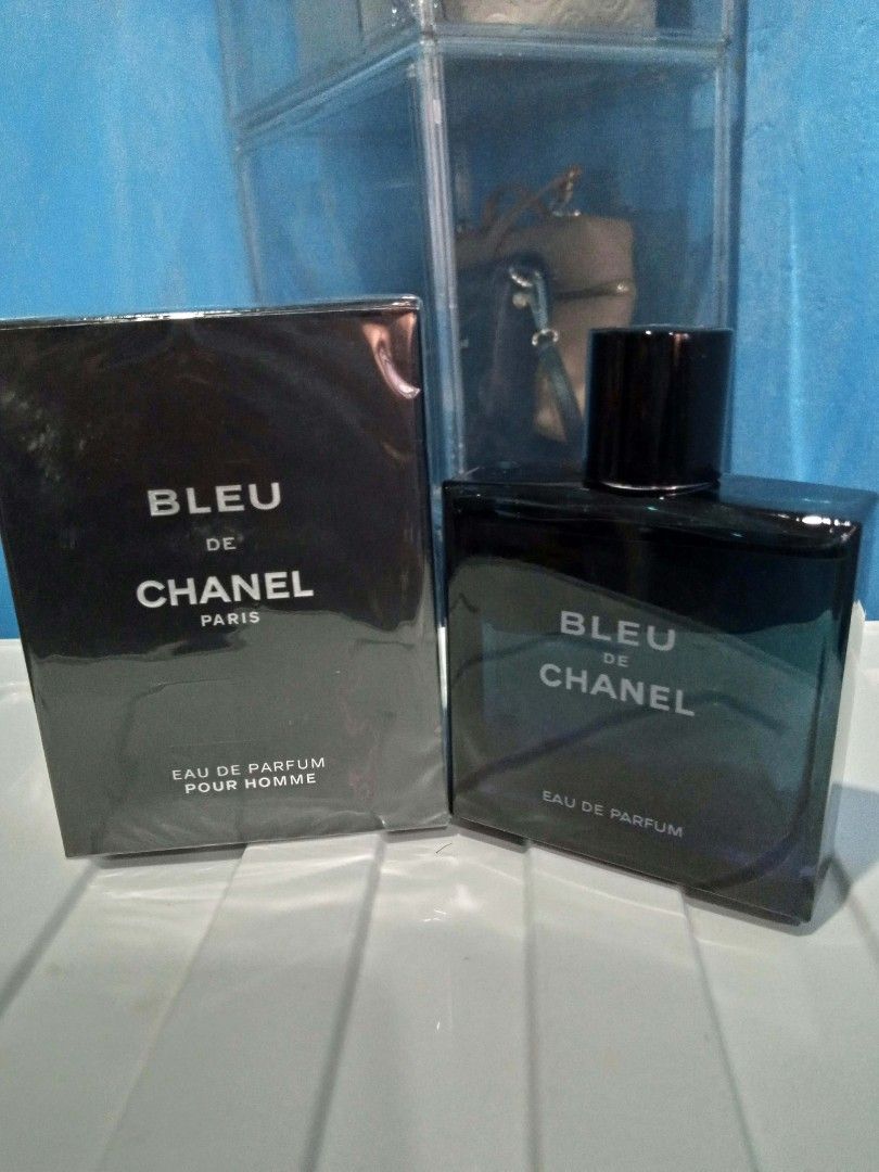 Perfume Bleu de Chanel EDP free shipping (Category: Fragrance & Deodorants) located in Makati City. Submitted by chloereyes82923 (Listing ID 1468695746, Image 1). Description: US TESTER OIL BASED LONG LASTING SCENT.