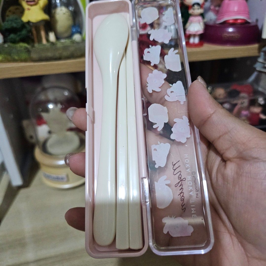Pink Utensil Kit (Category: Dinnerware & Cutlery) located in Manila. Submitted by lovelylovesjapan (Listing ID 1468507894, Image 2). Description: 🌸The item is on-hand and authentic from Japan 🌸Mode of Payment (MOP): GCASH/Bank Transfer 🌸Mode of Delivery (MOD): J&T or Lalamove (Shipping every Saturdays and Sundays) Notes: 🩷Breakable items are packed with care and caution. Seller will not be held liable for any damages incurred by the courier u