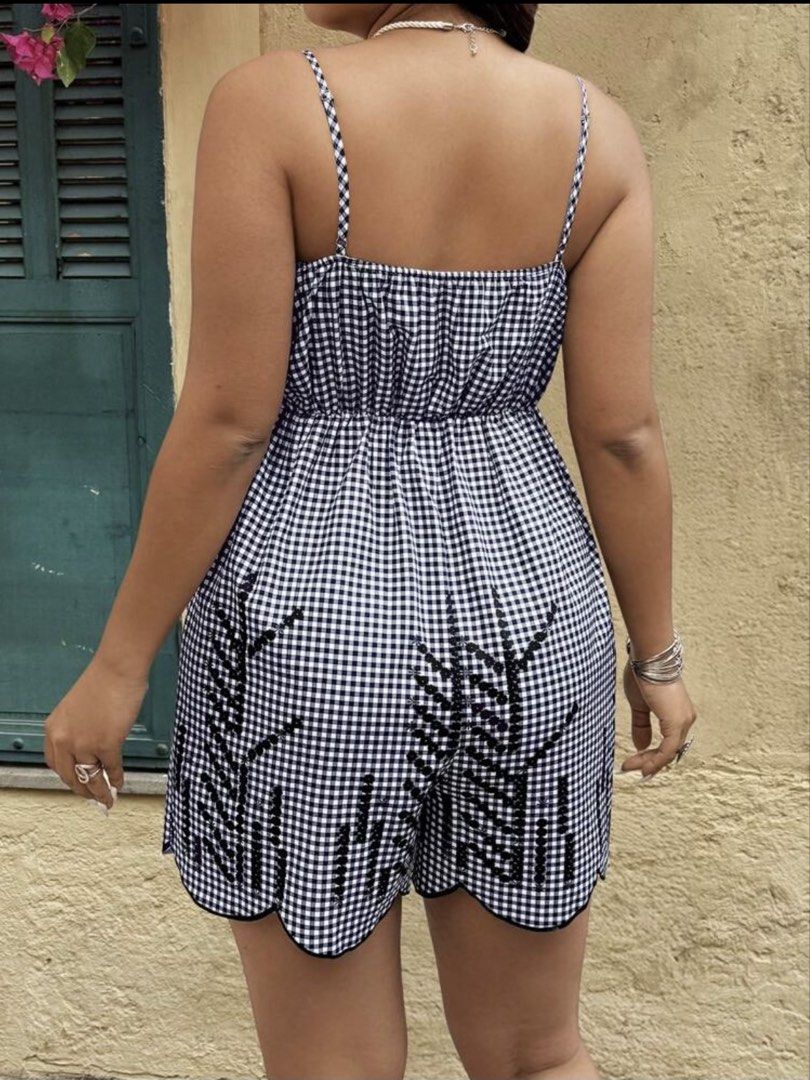 Plaid print jumpsuit (Category: Jumpsuits) located in Manila. Submitted by _grxymacs (Listing ID 1468661335, Image 2). Description: .