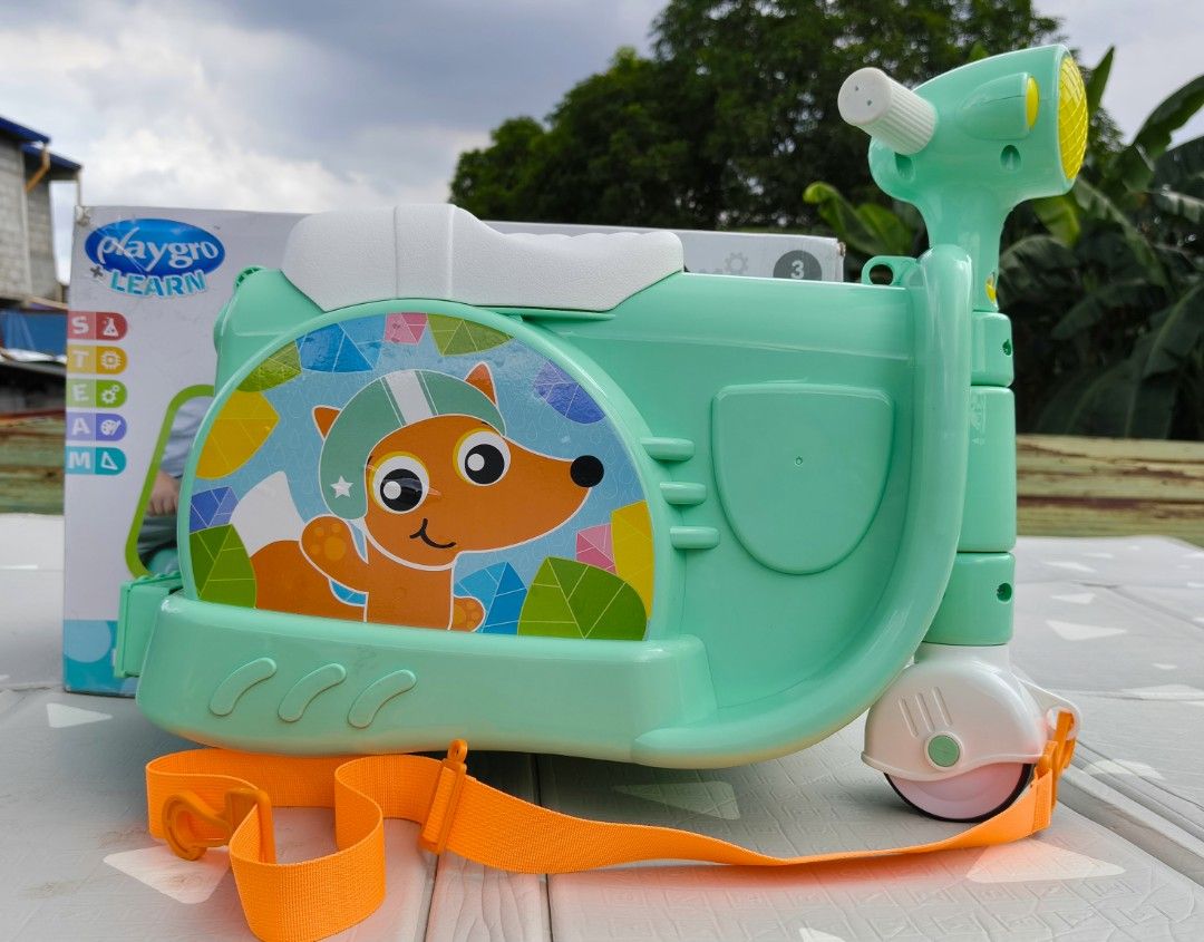 Playgro Learn Ride and Roll Fox Travel Case (Category: Infant Playtime) located in Caloocan City. Submitted by .7912. (Listing ID 1468683157, Image 1). Description: 1700 used once Caloocan lalamove.