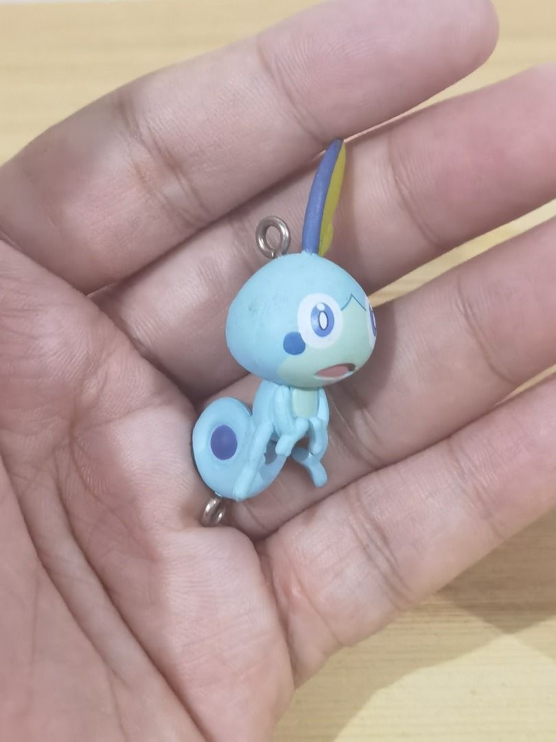 Pokemon - Sobble Figure Charm/Keychain (Category: Character Goods) located in Taguig. Submitted by kalabasza (Listing ID 1468513405, Image 2). Description: 📌 This is a preloved item. Please manage your expectation. 📌 Actual item posted. No ball Chain po. As is. 📌 Item is in good condition. 📌 Product Color may slightly vary due to Photographic Lighting. 📌 Location: Taguig 📌 MOP: GCash. Payment first before ship. 📌 MOD: J&T, LBC, GoGo or Lal