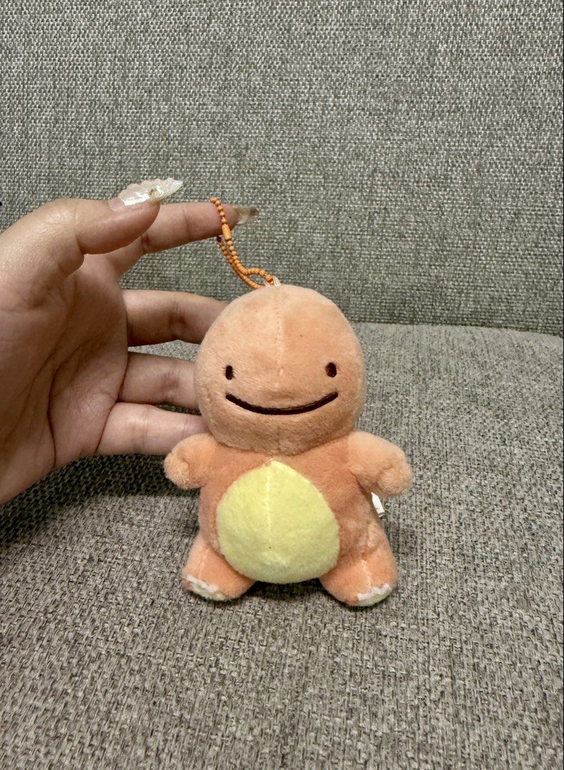 Pokémon Center Transform! Ditto (Metamon) as Charmander Mascot Plush Keychain (Category: Plushies & Soft Toys) located in Manila. Submitted by bcbg3217 (Listing ID 1468682001, Image 1). Description: ‼️PLEASE READ BEFORE BUYING‼️ Like new condition Pokemon Center merch Plush charms Authenticity guaranteed No other inclusions Actual photos are posted No other issues or flaws unless stated Please check the photos thoroughly before placing an order J