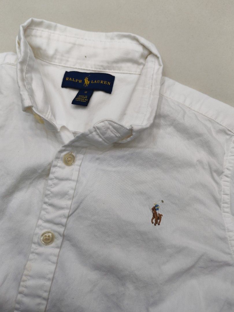 Polo Ralph Lauren (Category: Others Tops) located in Butuan. Submitted by bonz87 (Listing ID 1468513256, Image 2). Description: Polo Ralph Lauren Oxford Button-Down Shirt 12 ontag 15.5x21 Excellent condition No issue.