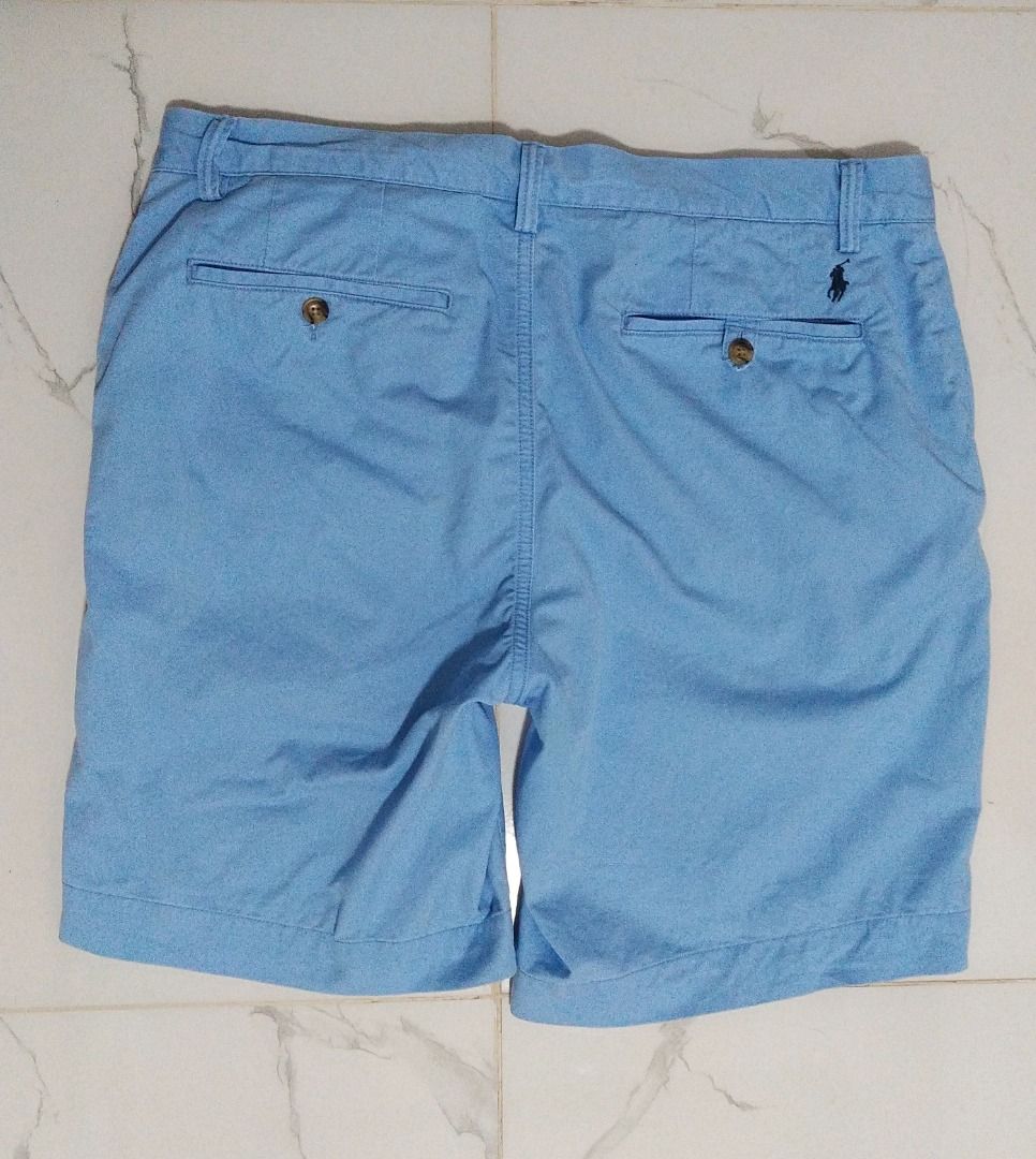 Polo Ralph Lauren short 33 (Category: Shorts) located in Trece Martires City. Submitted by cee_sar (Listing ID 1468622473, Image 3). Description: W 33 x L 20 Leg open 12 issue multiple yellow stain not visible .