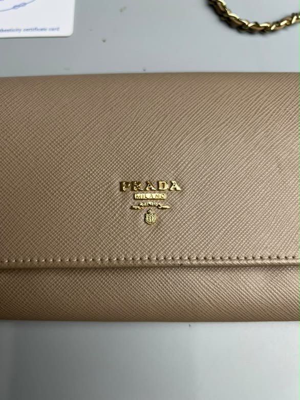 Prada - Saffiano Leather - Wallet On Chain (Category: Luxury Bags & Wallets) located in San Pablo. Submitted by hiddenrygn (Listing ID 1468502647, Image 2). Description: Prada - Saffiano Leather - Wallet On Chain Rank S No flaws Still in new condition DM!.