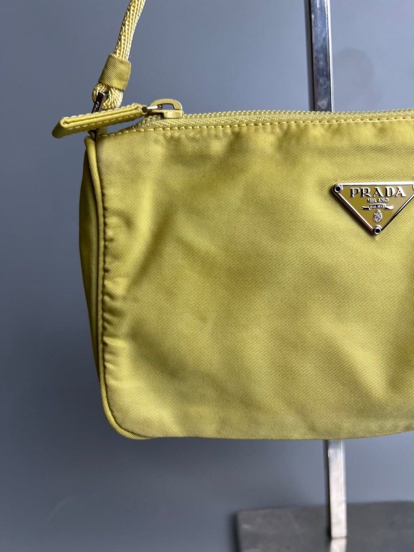 Prada - Tessuto nylon Pochette (Category: Luxury Bags & Wallets) located in San Pablo. Submitted by hiddenrygn (Listing ID 1468502840, Image 3). Description: Prada - Tessuto nylon Pochette Rank AB Minor signs of usage Still in excellent condition Authentic DM!.